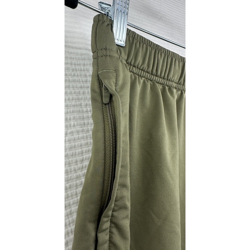 Gymshark Joggers Pants Mens Medium Olive Green Logo Drawstring Athletic Pockets - Picture 3 of 11
